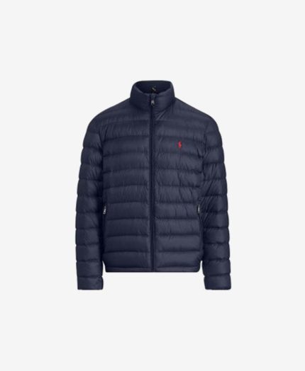 Packable down puffer jacket