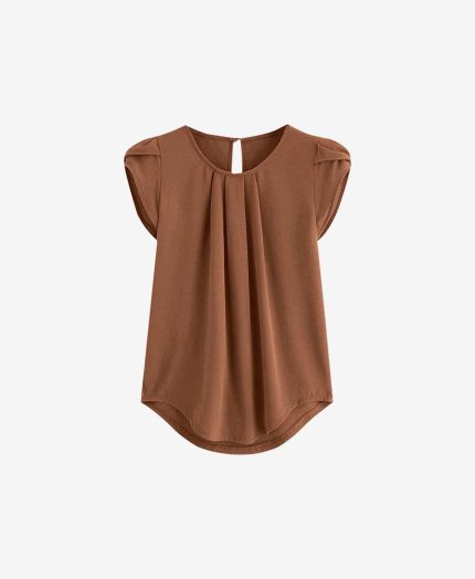 Women short sleeve silk t-shirt